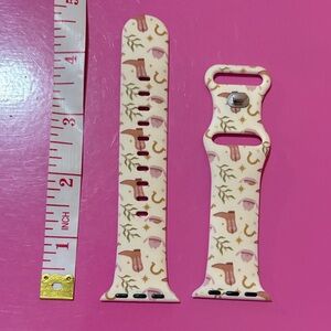 Stylish Cream and Pink Watch Band